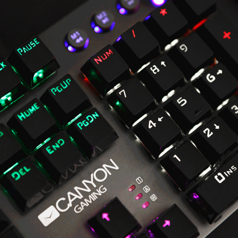 Ενσύρματο πληκτρολόγιο Canyon - Nightfall Mechanical Gaming Keyboard - CND-SKB7-US
